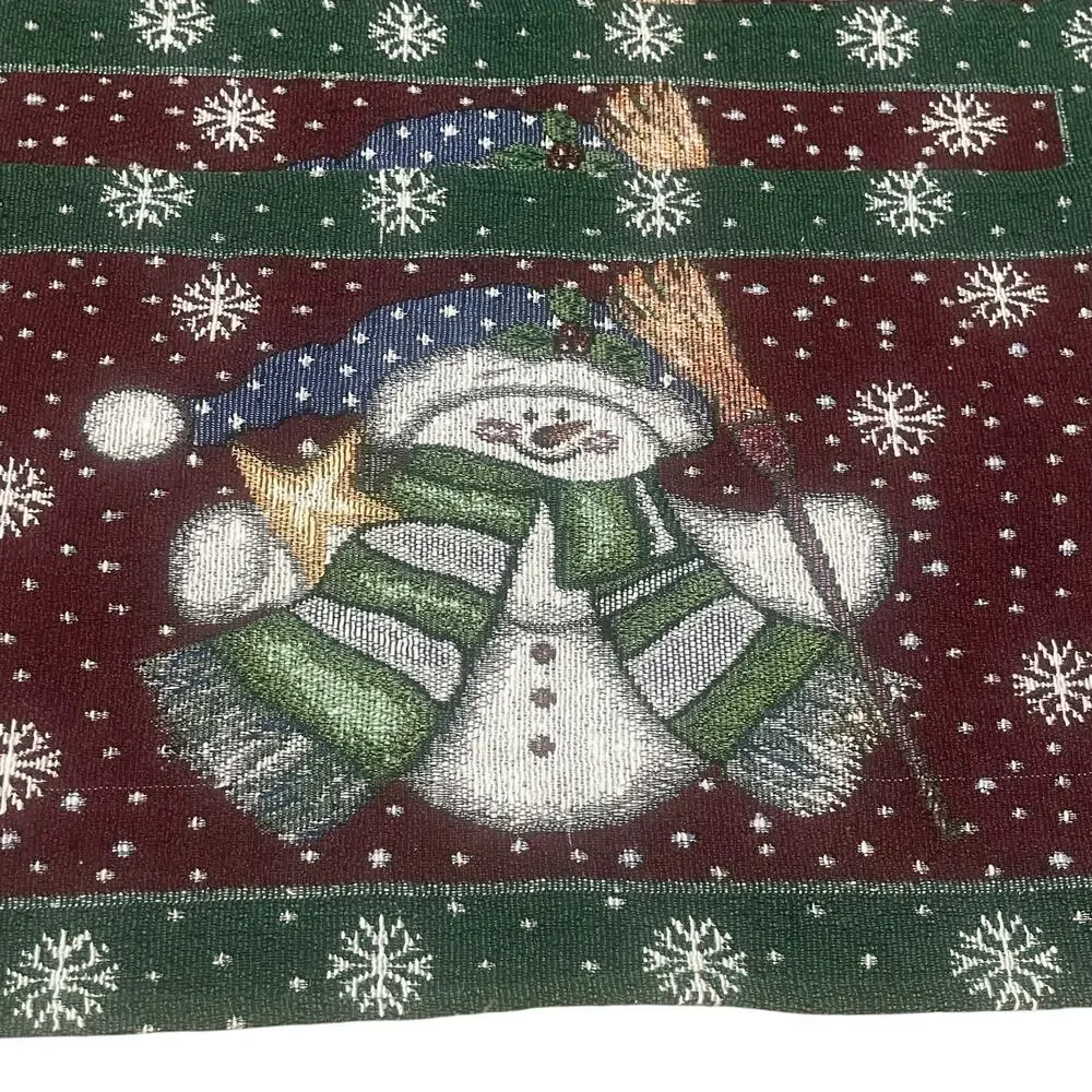 Snowman Winter Cloth Placemat Set of 4